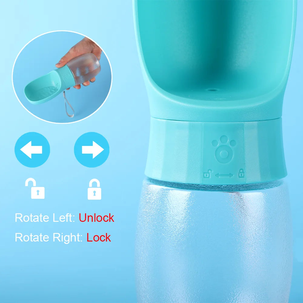 Portable Pet Water Bottle for Small Large Dogs High Capacity Dog Drink Bowl Outdoor Pets Water Dispenser Cup Labrador Supplies