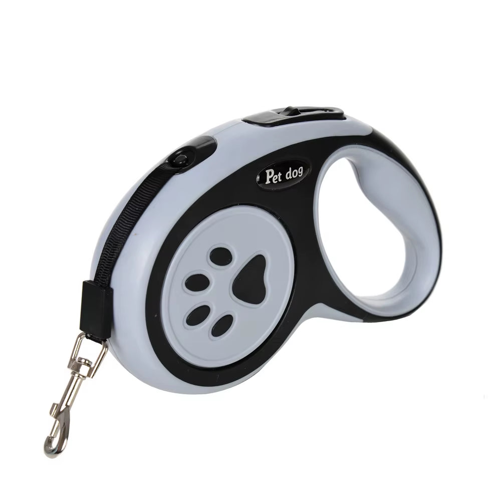 3M 5M Dog Paw Design Leash for Small Medium Large Dogs Outdoor Walking Puppy Strong Retractable Nylon Rope Yorkies Pet Supplies