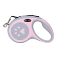 3M 5M Dog Paw Design Leash for Small Medium Large Dogs Outdoor Walking Puppy Strong Retractable Nylon Rope Yorkies Pet Supplies